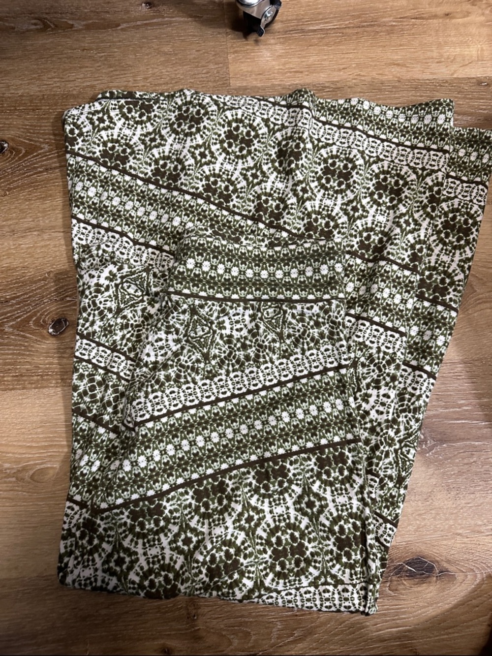 Green Brown Skirt